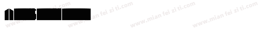 ArkibalStencil Heavy字体转换